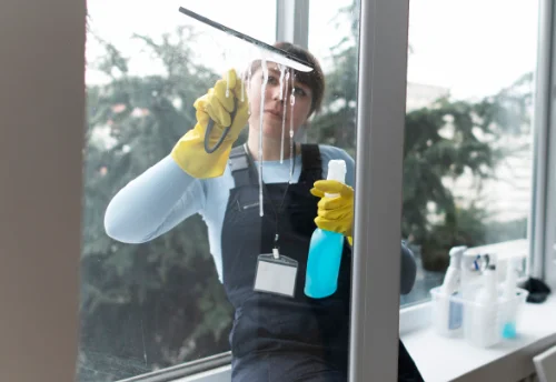 Nettoyage de vitres intérieures et extérieures à Saramon